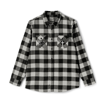GOD DID - Flannel Faith Based Shirt