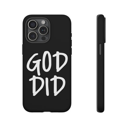 GOD DID - Apple iPhone Case(iPhone 13, 14, 15, 16, 17 Pro/Pro Max)