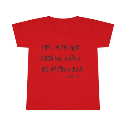 GOD DID - Faith Inspired Toddler T-shirt