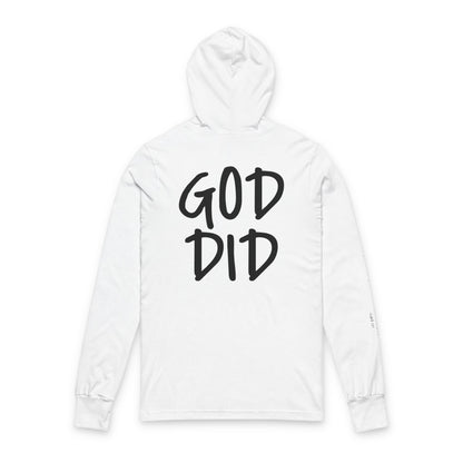 GOD DID - Unisex Hooded Long Sleeve T-Shirt