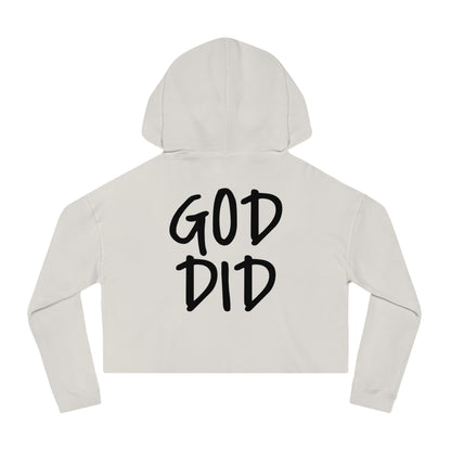 GOD DID - Women’s Cropped Hoodie
