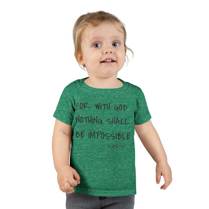 GOD DID - Faith Inspired Toddler T-shirt