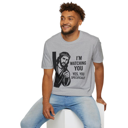 Jesus "I'm Watching You" T-Shirt, Funny Gift for Friends