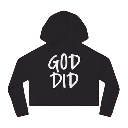 GOD DID - Women’s Cropped Hoodie