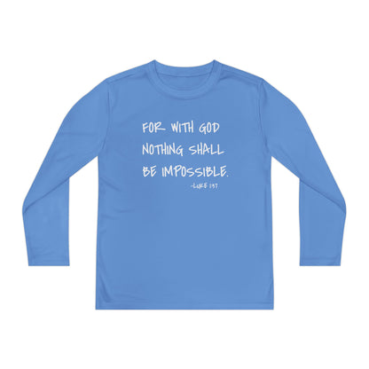 GOD DID - Youth Long Sleeve T-Shirt
