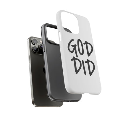 GOD DID - Apple iPhone Case(iPhone 13, 14, 15, 16, 17 Pro/Pro Max)