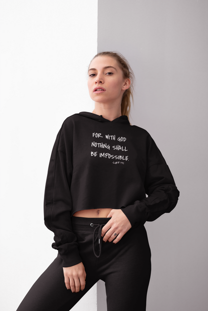 GOD DID - Women’s Cropped Hoodie