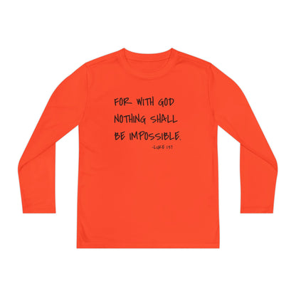 GOD DID - Youth Long Sleeve T-Shirt