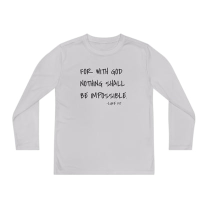 GOD DID - Youth Long Sleeve T-Shirt