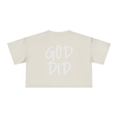 GOD DID - Women's Crop Tee