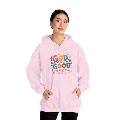 God is Good Heavy Blend Faith Based Hoodie