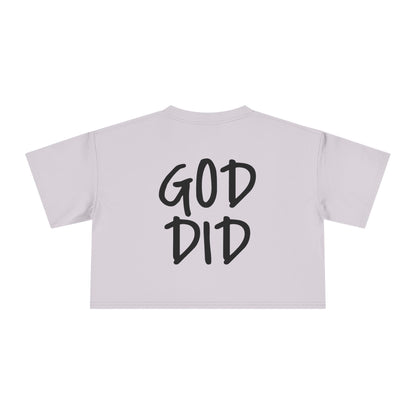 GOD DID - Women's Crop Tee