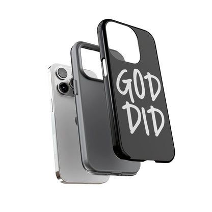GOD DID - Apple iPhone Case(iPhone 13, 14, 15, 16, 17 Pro/Pro Max)