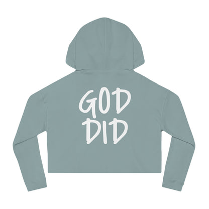 GOD DID - Women’s Cropped Hoodie