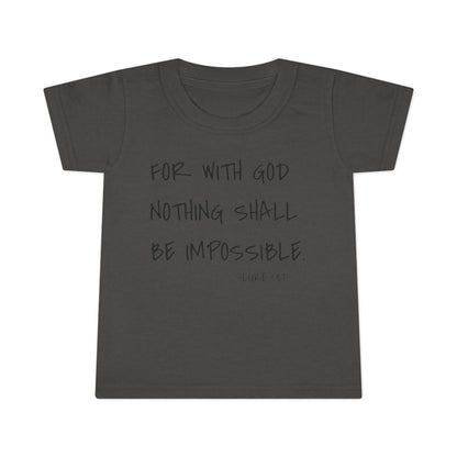 GOD DID - Faith Inspired Toddler T-shirt
