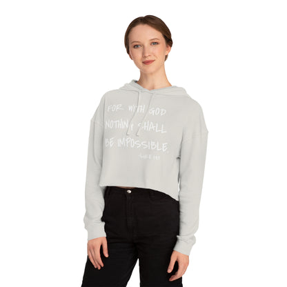 GOD DID - Women’s Cropped Hoodie