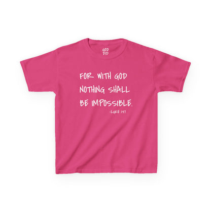 GOD DID - Kids Heavy T-Shirt