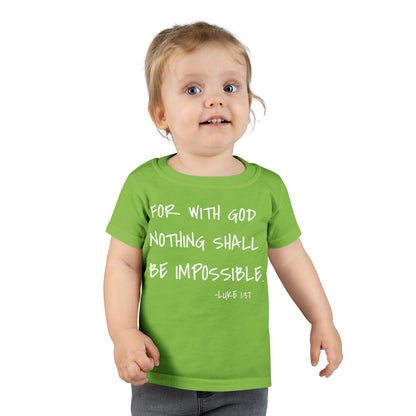 GOD DID - Faith Inspired Toddler T-shirt
