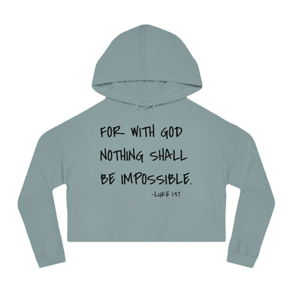GOD DID - Women’s Cropped Hoodie