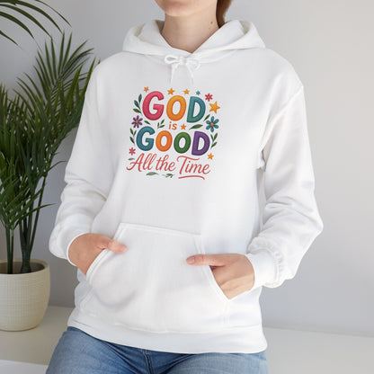 God is Good Heavy Blend Faith Based Hoodie