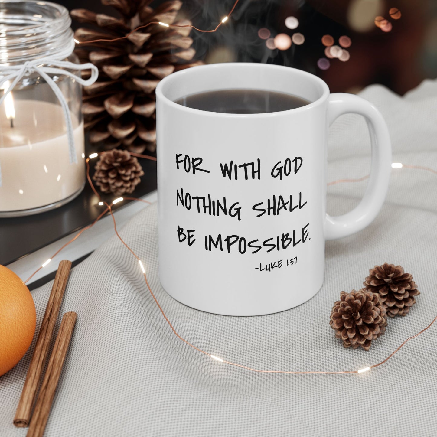 GOD DID - Ceramic Mug, (11oz, 15oz)