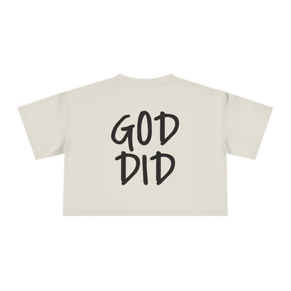 GOD DID - Women's Crop Tee