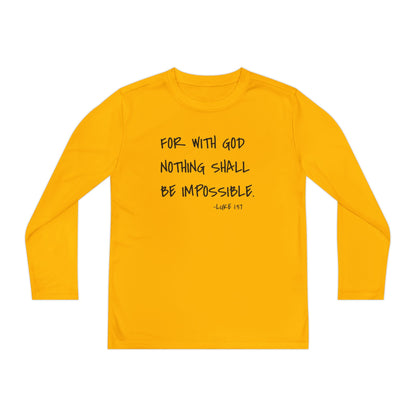 GOD DID - Youth Long Sleeve T-Shirt