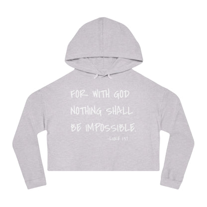 GOD DID - Women’s Cropped Hoodie