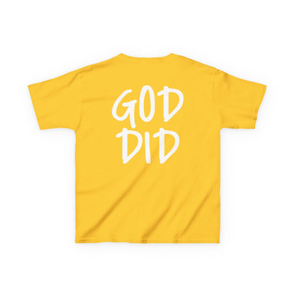 GOD DID - Kids Heavy T-Shirt