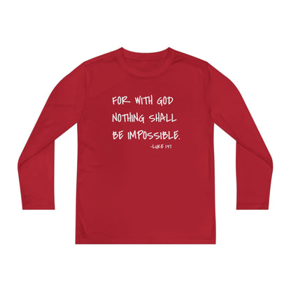 GOD DID - Youth Long Sleeve T-Shirt