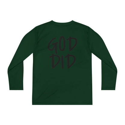 GOD DID - Youth Long Sleeve T-Shirt