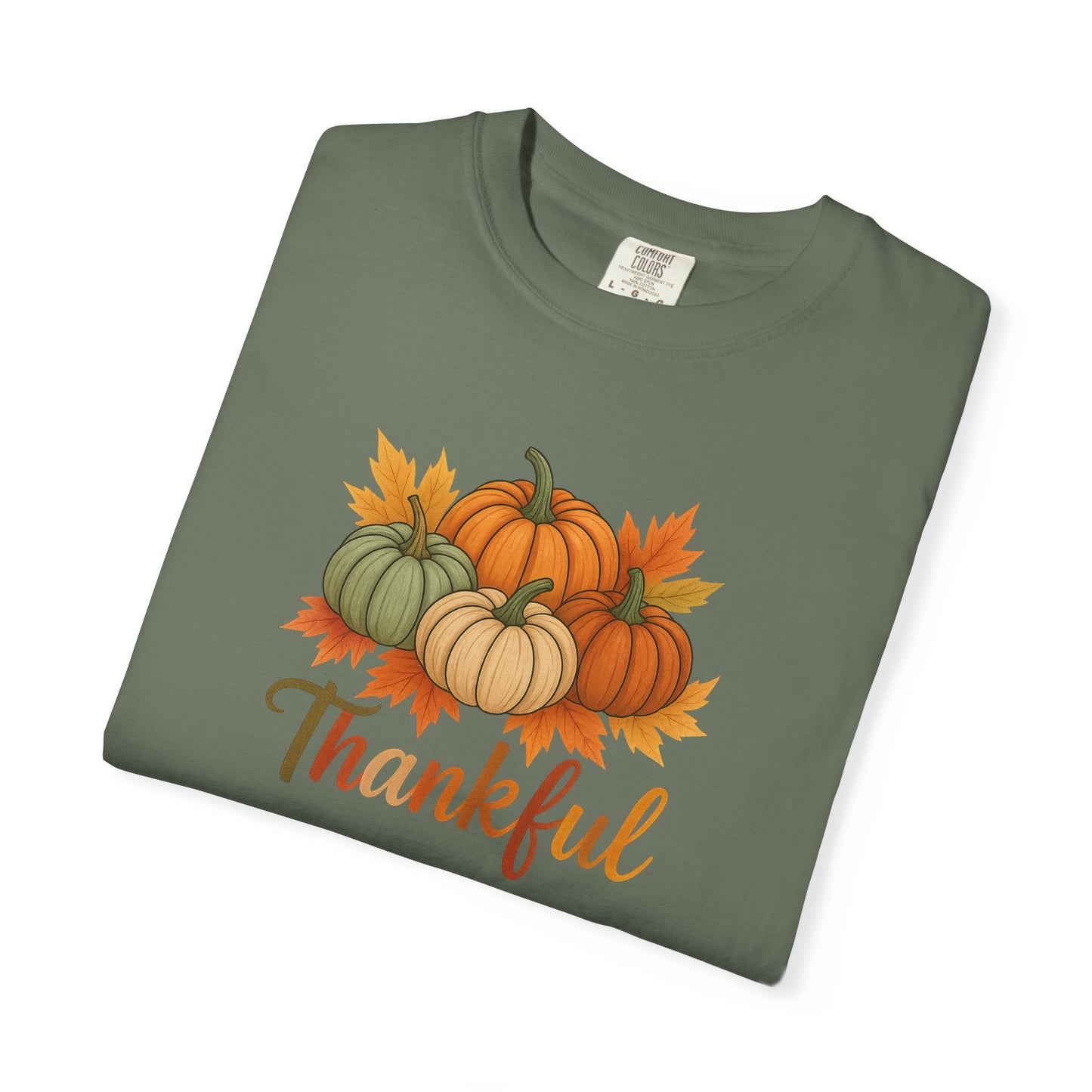 Thankful Pumpkin Patch T-shirt, Fall Leaves, Thanksgiving Tee, Autumn Vibes