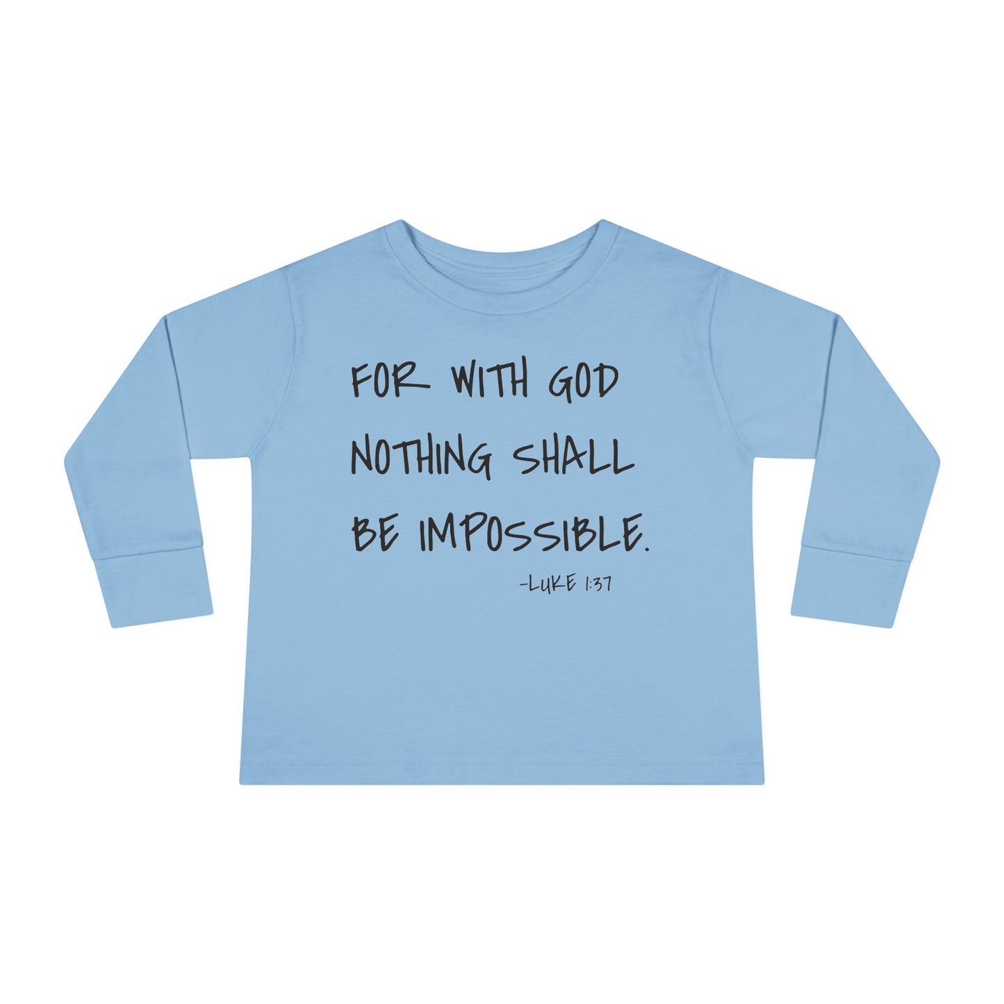 GOD DID - Toddler Long Sleeve T-Shirt