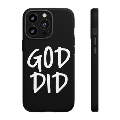 GOD DID - Apple iPhone Case(iPhone 13, 14, 15, 16, 17 Pro/Pro Max)