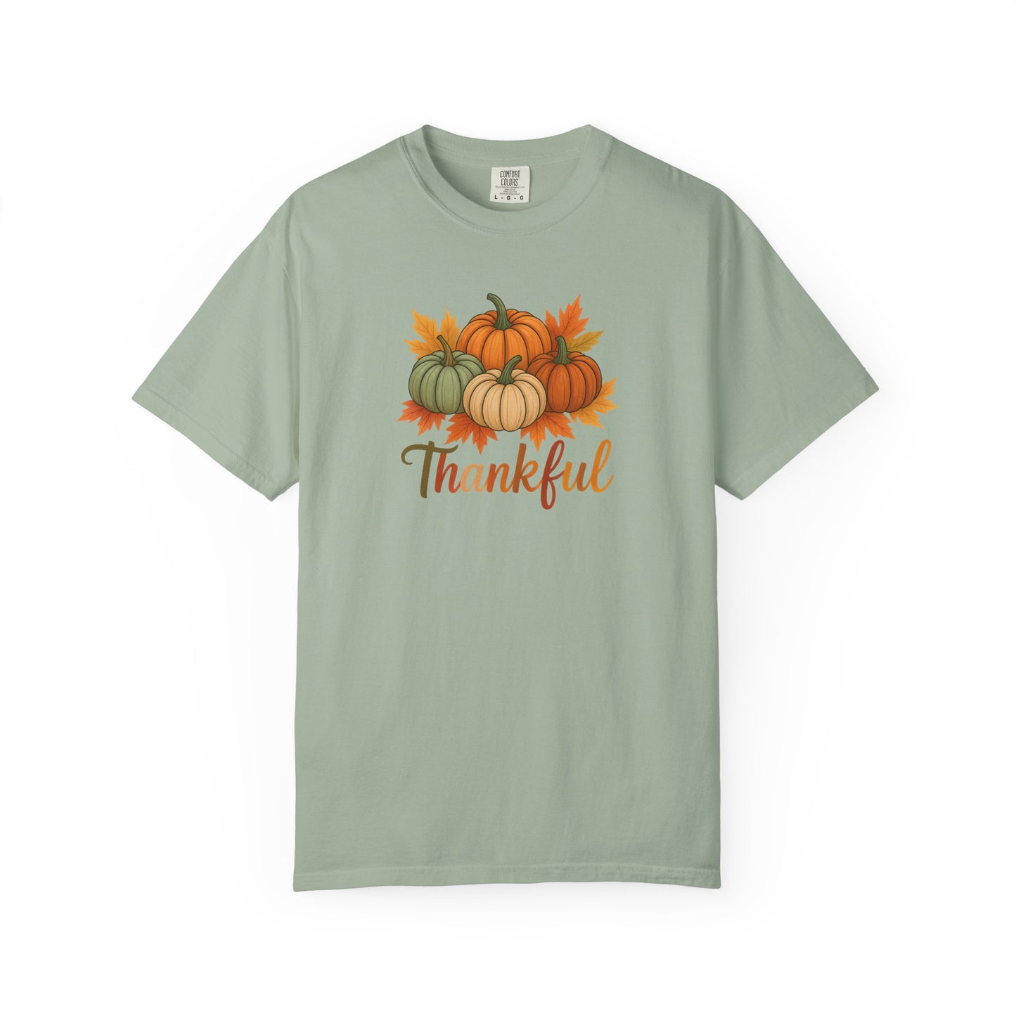 Thankful Pumpkin Patch T-shirt, Fall Leaves, Thanksgiving Tee, Autumn Vibes