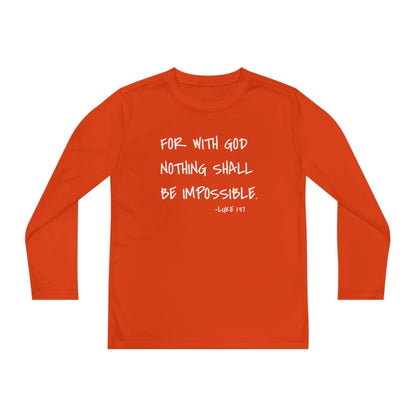 GOD DID - Youth Long Sleeve T-Shirt