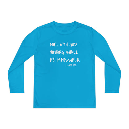 GOD DID - Youth Long Sleeve T-Shirt
