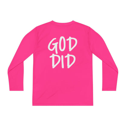 GOD DID - Youth Long Sleeve T-Shirt