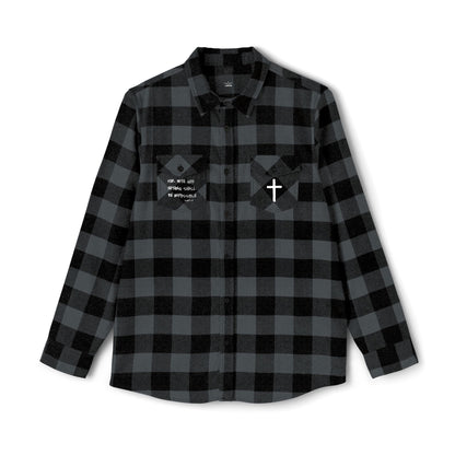 GOD DID - Flannel Faith Based Shirt