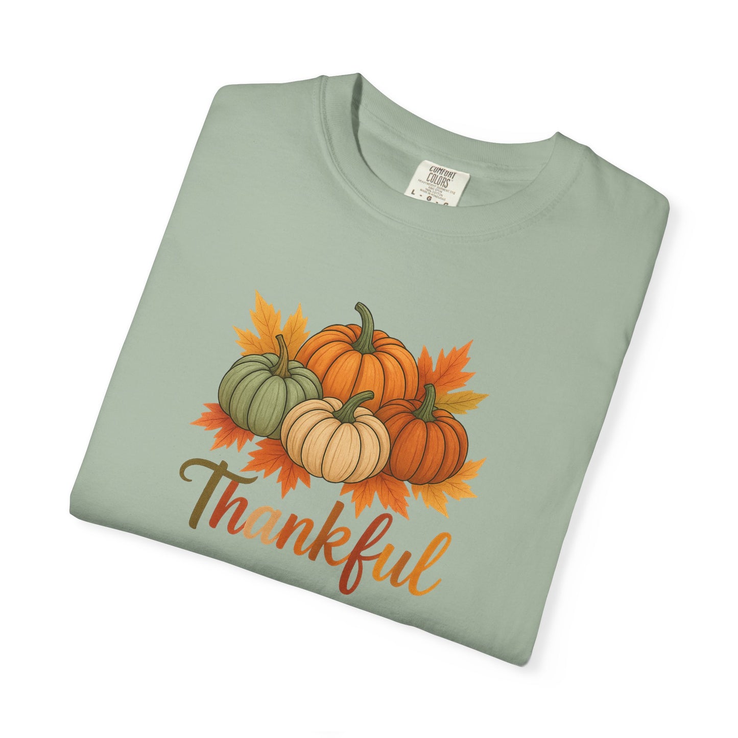 Thankful Pumpkin Patch T-shirt, Fall Leaves, Thanksgiving Tee, Autumn Vibes