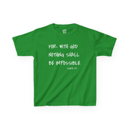 GOD DID - Kids Heavy T-Shirt