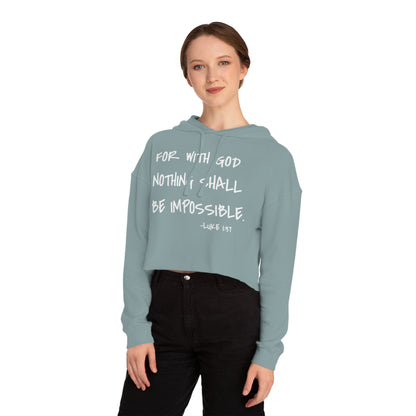 GOD DID - Women’s Cropped Hoodie