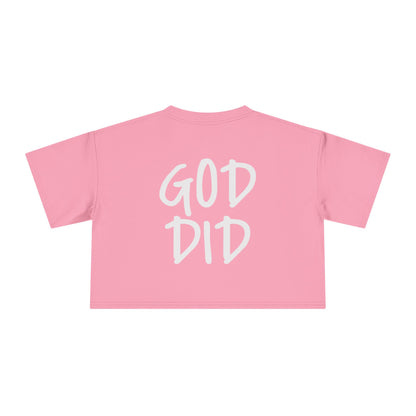 GOD DID - Women's Crop Tee