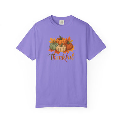 Thankful Pumpkin Patch T-shirt, Fall Leaves, Thanksgiving Tee, Autumn Vibes