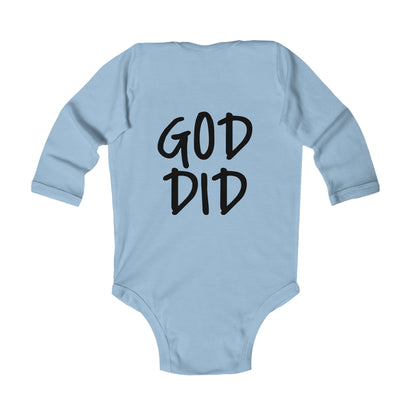GOD DID - Infant Long Sleeve Onesie