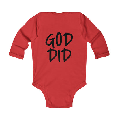 GOD DID - Infant Long Sleeve Onesie