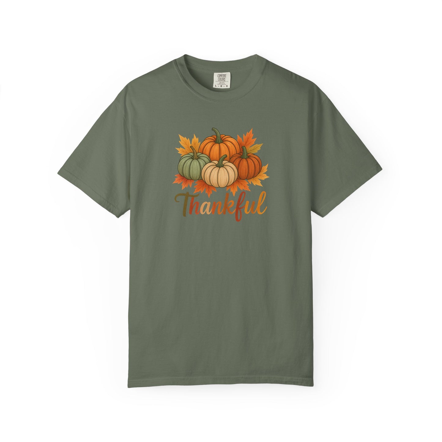 Thankful Pumpkin Patch T-shirt, Fall Leaves, Thanksgiving Tee, Autumn Vibes