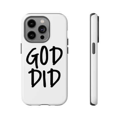 GOD DID - Apple iPhone Case(iPhone 13, 14, 15, 16, 17 Pro/Pro Max)