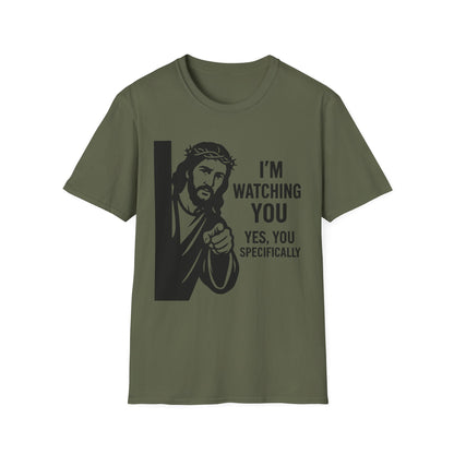 Jesus "I'm Watching You" T-Shirt, Funny Gift for Friends