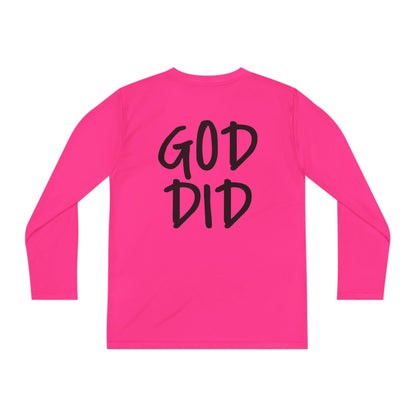 GOD DID - Youth Long Sleeve T-Shirt